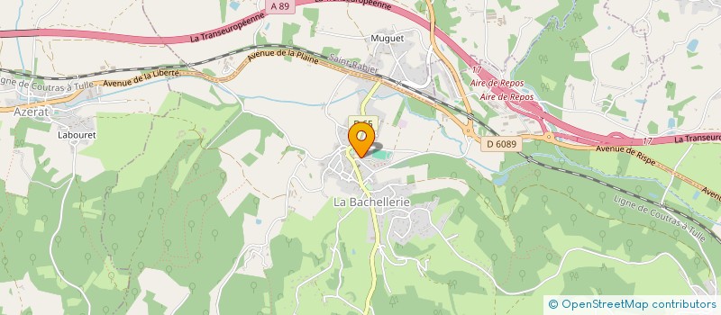 localisation de l'entreprise SCI DES CHASTA  SAINT-RABIER