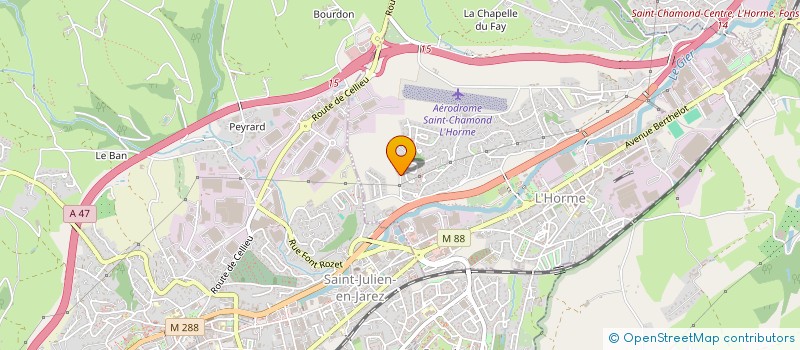 localisation de l'entreprise SCI DES CHATAIGNIERS  L'HORME