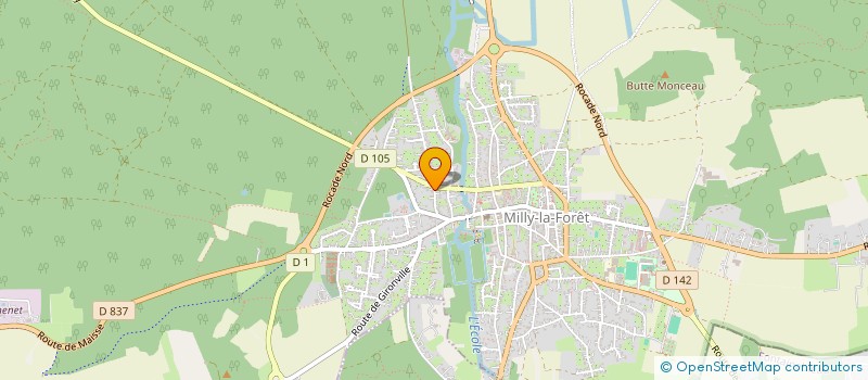 localisation de l'entreprise SCI DES CHATAIGNIERS à MILLY-LA-FORET