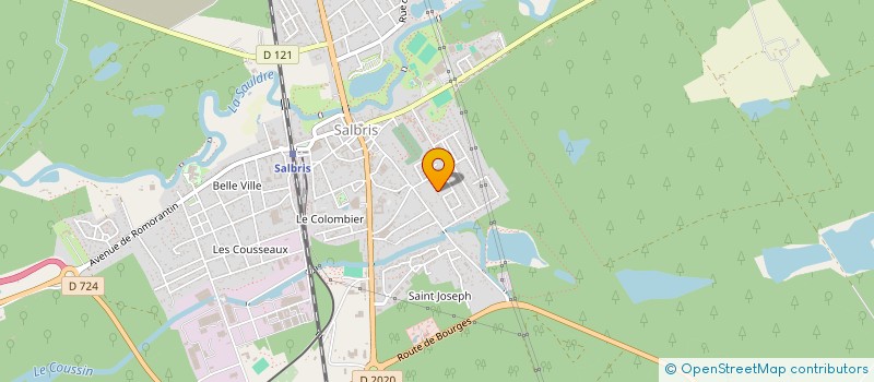 localisation de l'entreprise SCI DES CHATAIGNIERS  SALBRIS