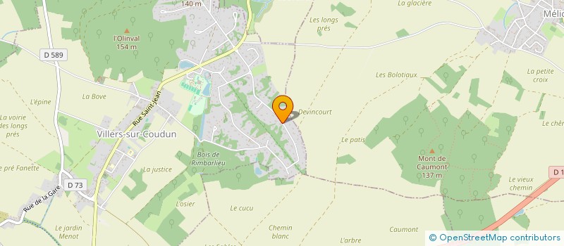 localisation de l'entreprise SCI DES CHATAIGNIERS  VILLERS-SUR-COUDUN