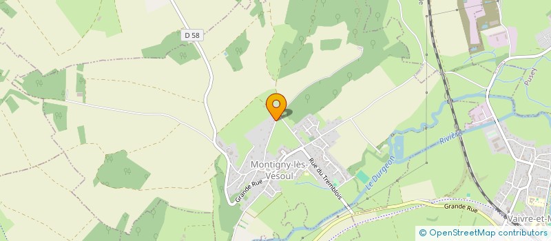 localisation de l'entreprise SCI DES CHATEAUX  MONTIGNY-LES-VESOUL