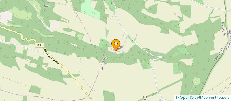 localisation de l'entreprise SCI DES CHATEAUX  RIEZ