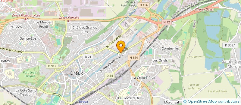 localisation de l'entreprise SCI DES CHATELETS  DREUX