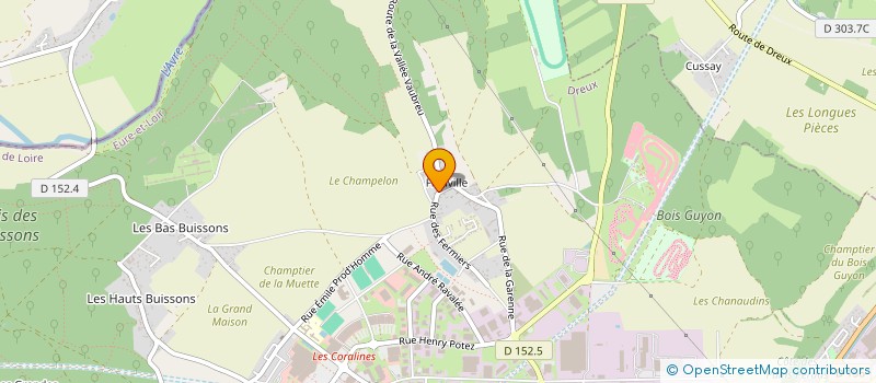 localisation de l'entreprise SCI DES CHATELETS à DREUX