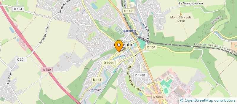 localisation de l'entreprise SCI DES CHATENIERES  BARENTIN