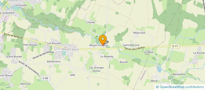 localisation de l'entreprise SCI DES CHATONS  MONTCEAUX