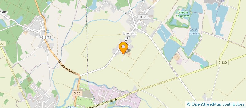 localisation de l'entreprise SCI DES CHATOUX  DESNES