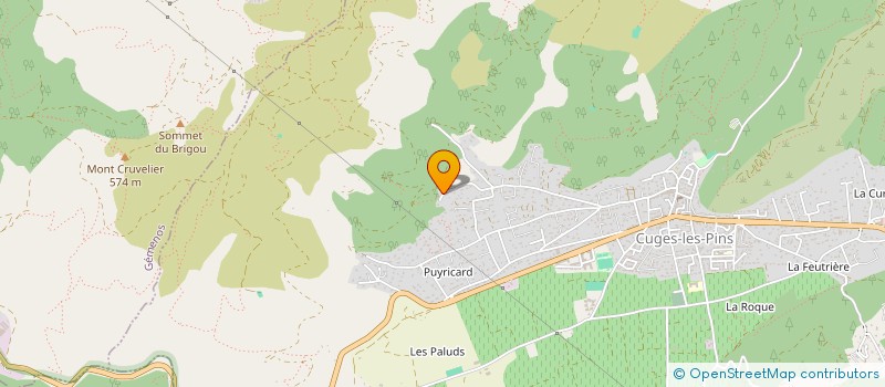 localisation de l'entreprise SCI DES CHATS  CUGES-LES-PINS