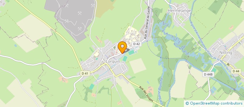 localisation de l'entreprise SCI DES CHATS BRESSAUDS  LORQUIN