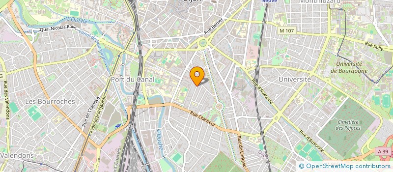 localisation de l'entreprise SCI DES CHATS GRIS à DIJON
