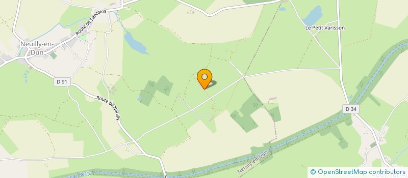 localisation de l'entreprise SCI DES CHAUMES  NEUILLY-EN-DUN