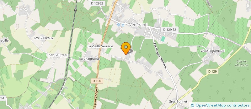 localisation de l'entreprise SCI DES CHAUMES  BUSSAC-SUR-CHARENTE