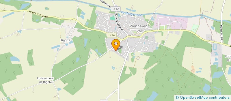 localisation de l'entreprise SCI DES CHENERIES à VIENNE-EN-VAL