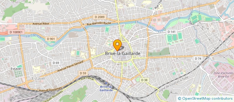 localisation de l'entreprise SCI DES CHENES à BRIVE LA GAILLARDE