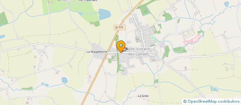 localisation de l'entreprise SCI DES CHENES  SAINT-VINCENT-DES-LANDES