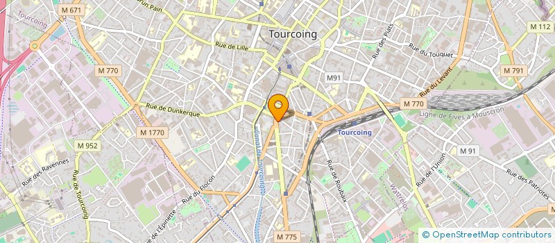 localisation de l'entreprise SCI DES CHENES  TOURCOING