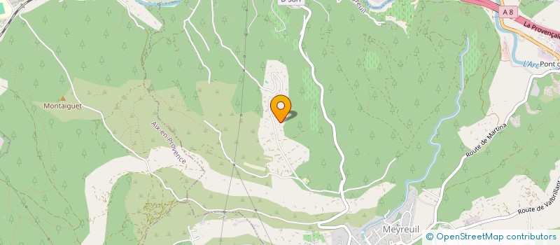 localisation de l'entreprise SCI DES CHENES  MEYREUIL