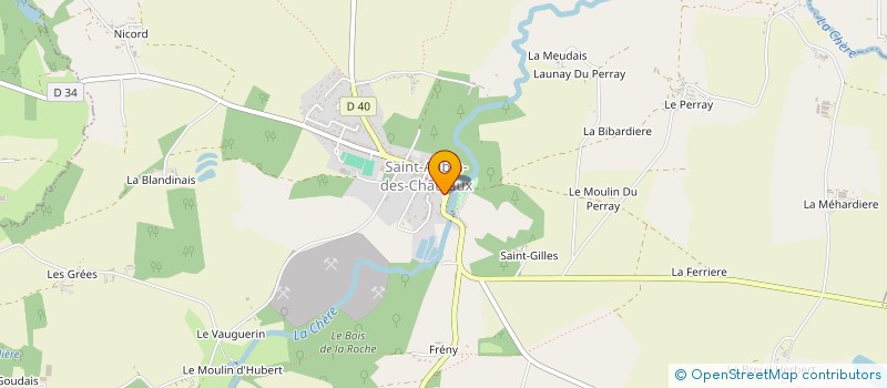 localisation de l'entreprise SCI DES CHENES  CHATEAUBRIANT