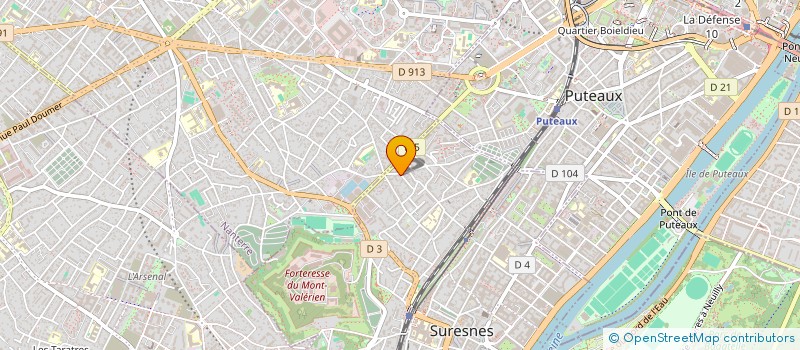 localisation de l'entreprise SCI DES CHENES à SURESNES