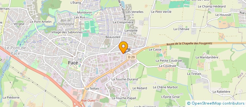 localisation de l'entreprise SCI DES CHENES  PACE