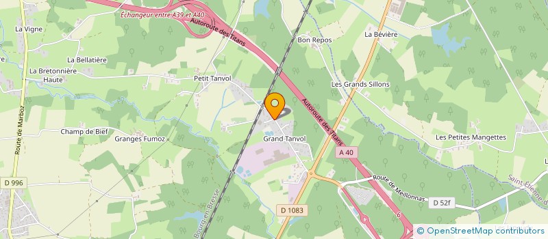 localisation de l'entreprise SCI DES CHENES à VIRIAT