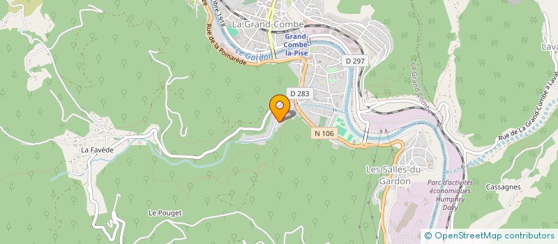 localisation de l'entreprise SCI DES CHENES  LES SALLES-DU-GARDON