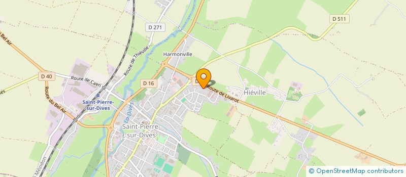 localisation de l'entreprise SCI DES CHENES  SAINT-PIERRE-EN-AUGE