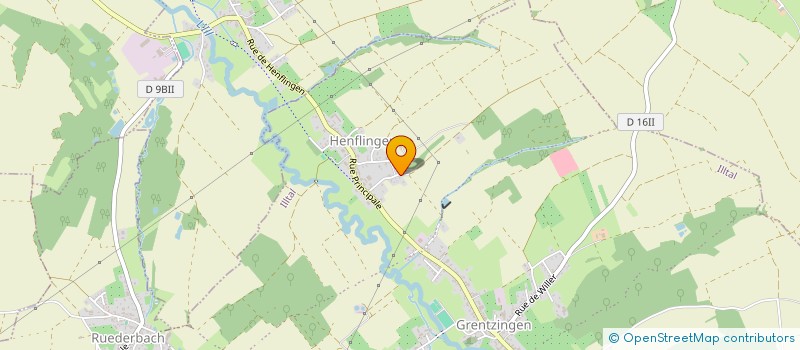 localisation de l'entreprise SCI DES CHENES  ILLTAL