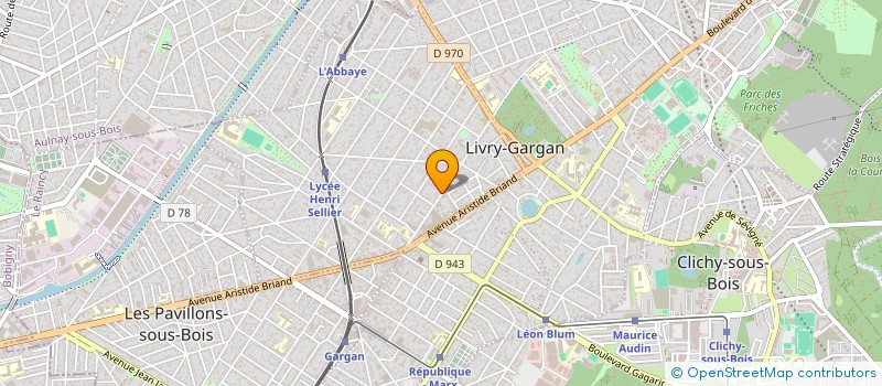 localisation de l'entreprise SCI DES CHENES à LIVRY-GARGAN