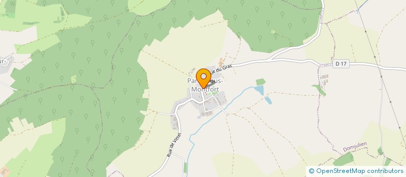 localisation de l'entreprise SCI DES CHENES  PAREY-SOUS-MONTFORT