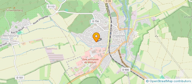 localisation de l'entreprise SCI DES CHENES  SCHILLERSDORF