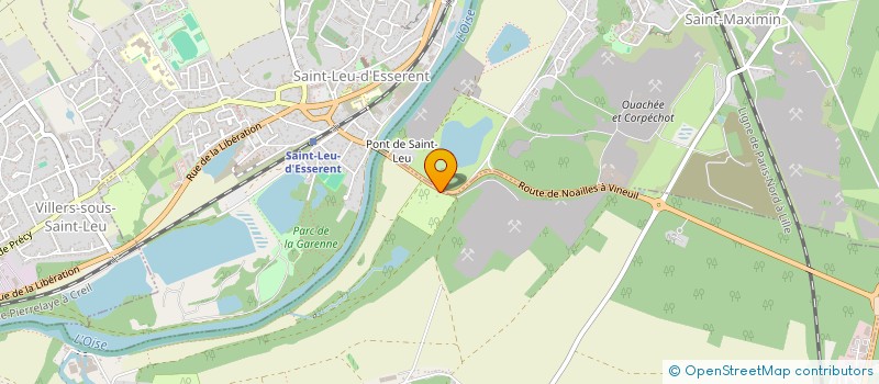 localisation de l'entreprise SCI DES CHENES VERTS  GOUVIEUX