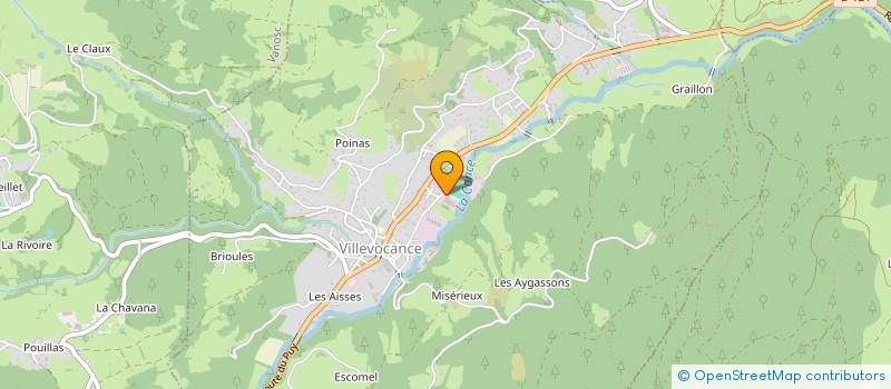 localisation de l'entreprise SCI DES CHENES VERTS  VILLEVOCANCE