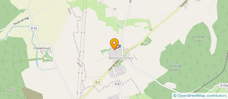 localisation de l'entreprise SCI DES CHENEVIERES 11HM  BETTELAINVILLE