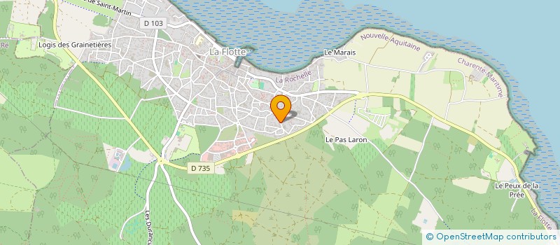 localisation de l'entreprise SCI DES CHENEVIERES  LA FLOTTE