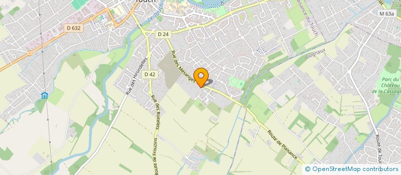 localisation de l'entreprise SCI DES CHENILLES  PLAISANCE-DU-TOUCH