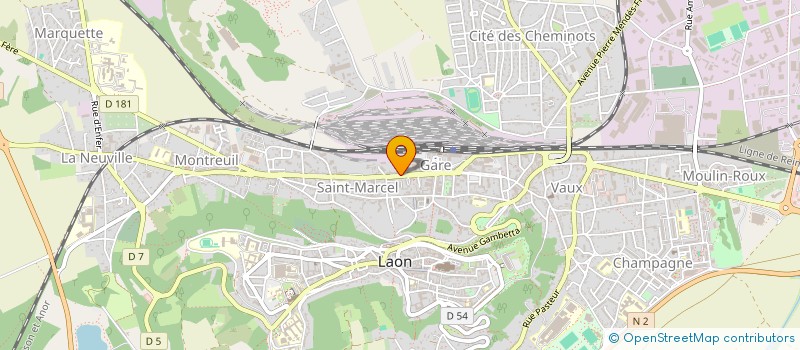 localisation de l'entreprise SCI DES CHENIZELLES à LAON