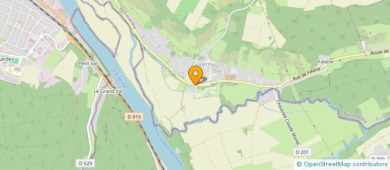 localisation de l'entreprise SCI DES CHENNEVIERES  GIVERNY