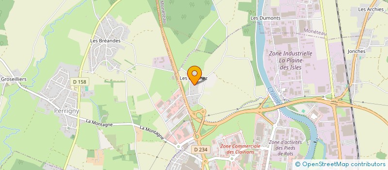 localisation de l'entreprise SCI DES CHESNEZ à AUXERRE