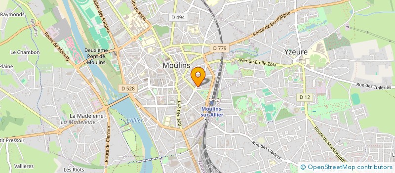 localisation de l'entreprise SCI DES CHEVALIERS à MOULINS