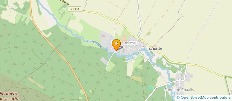 localisation de l'entreprise SCI DES CHEVALIERS  BOREST