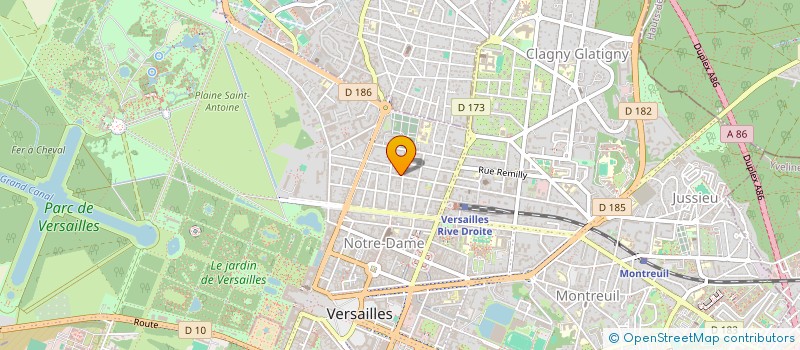 localisation de l'entreprise SCI DES CHEVAU-LEGERS à VERSAILLES