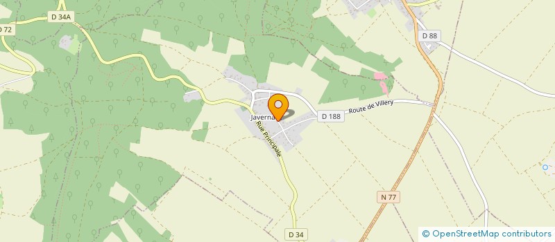 localisation de l'entreprise SCI DES CHEVRES CHAUDS  JAVERNANT