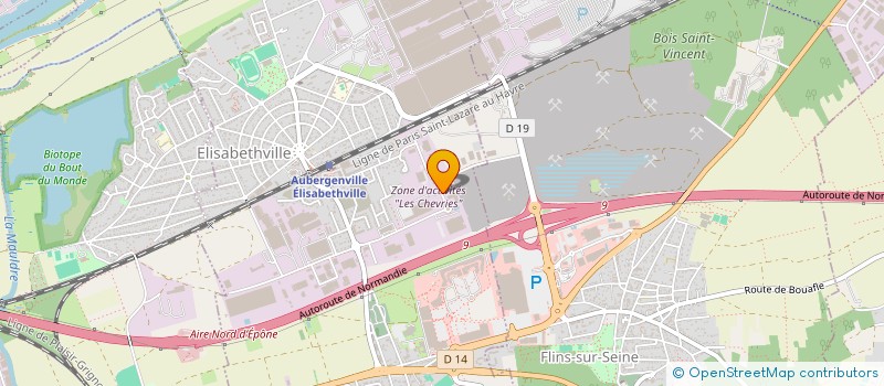 localisation de l'entreprise SCI DES CHEVRIES ENAC  AUBERGENVILLE