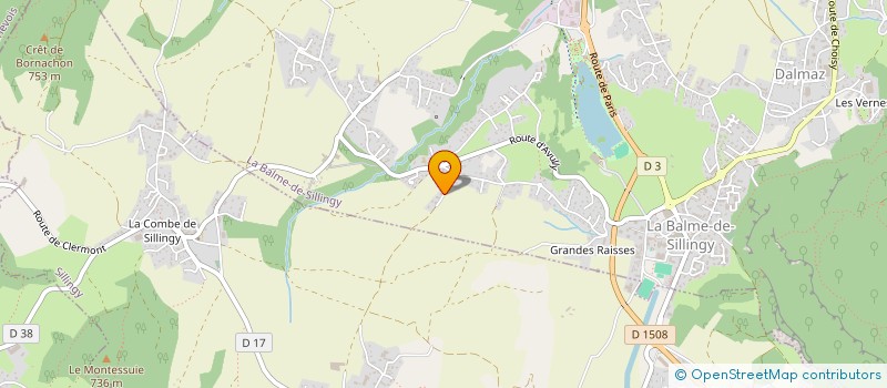 localisation de l'entreprise SCI DES CHEVRONS  SILLINGY