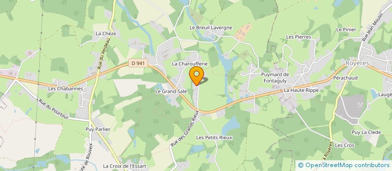 localisation de l'entreprise SCI DES CHEYROUX à SAINT-JUST-LE-MARTEL