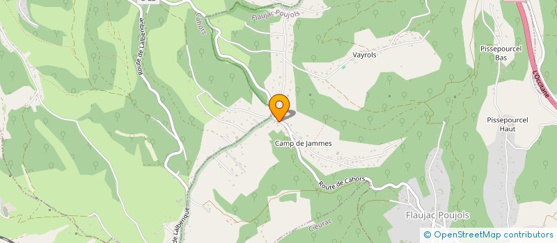 localisation de l'entreprise SCI DES CHIC-CHOCS  FLAUJAC-POUJOLS