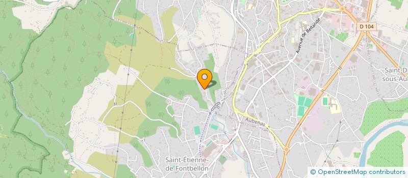 localisation de l'entreprise SCI DES CHIFFAUX  SAINT-ETIENNE-DE-FONTBELLON