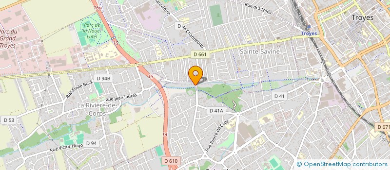 localisation de l'entreprise SCI DES CHILOZES  SAINT-ANDRE-LES-VERGERS